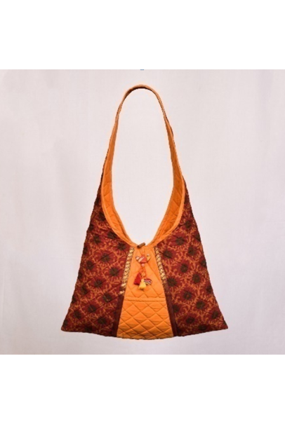 Women's Hand Bag - Tote - Blockprint